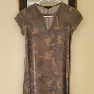 Camo T Shirt Dress